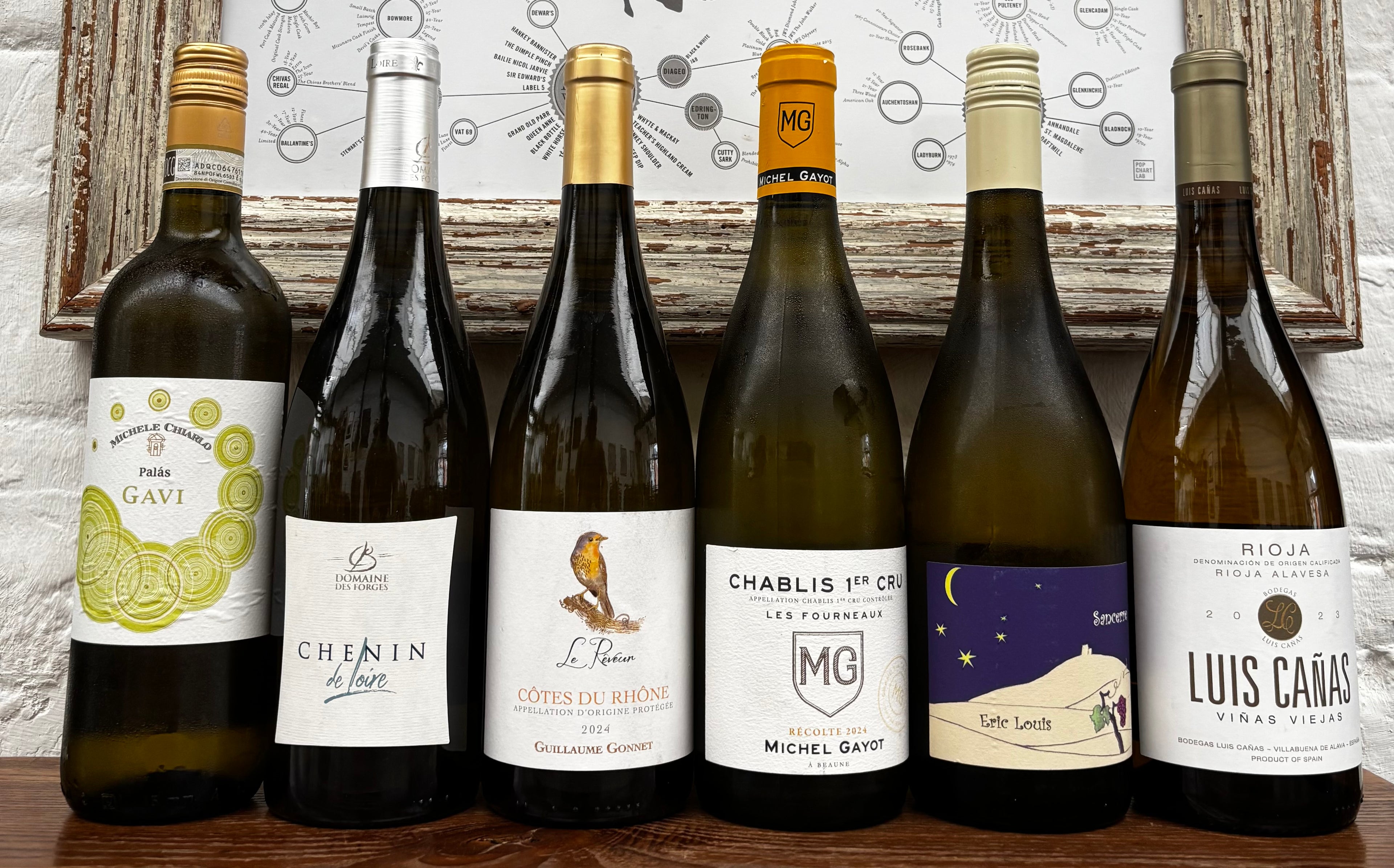 Classic Regional White Wines. 6x75cl Mixed Case
