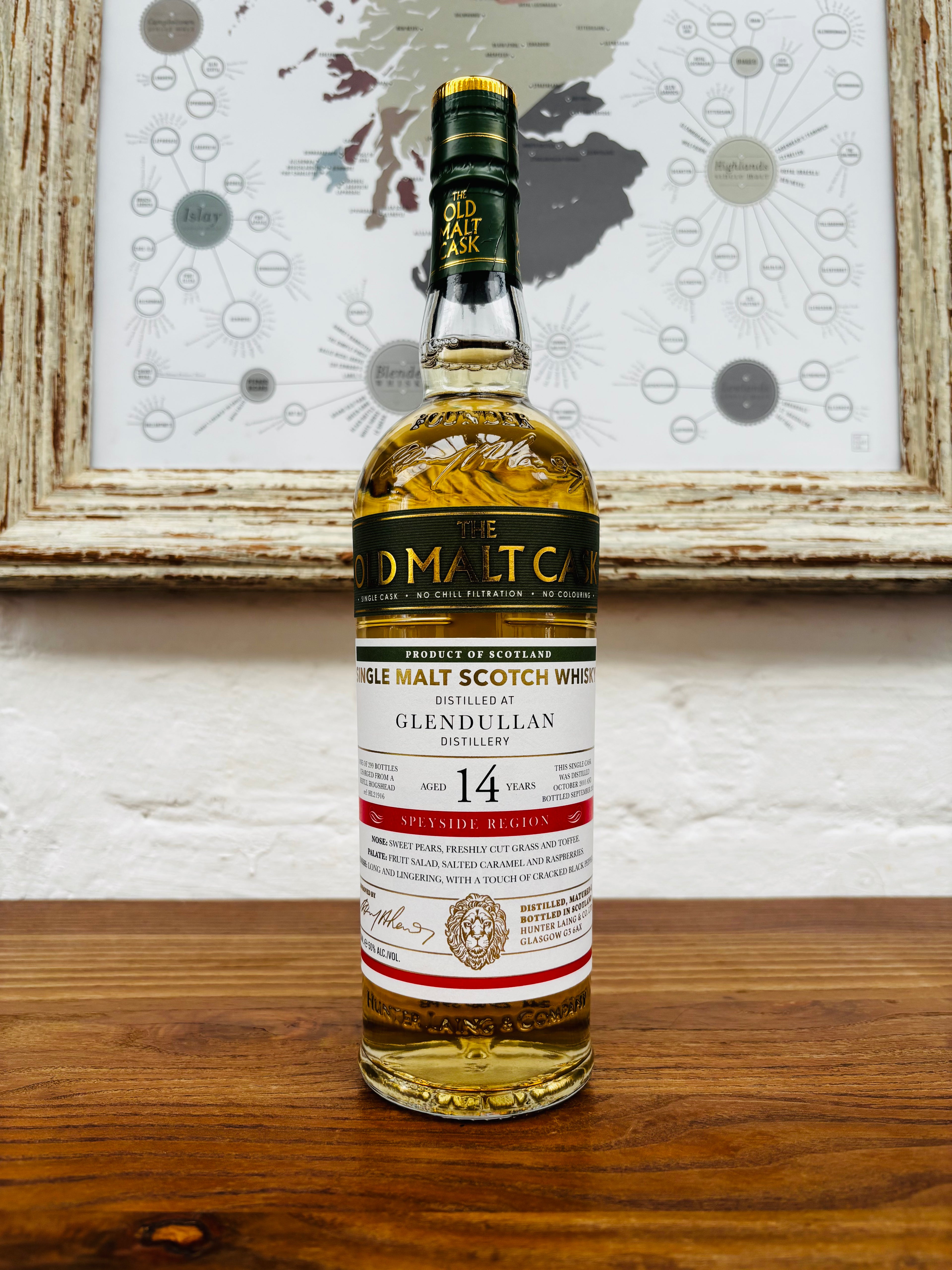 Glendullan 2010 14 Year Old 'Old Malt Cask' Speyside Whisky, 50%