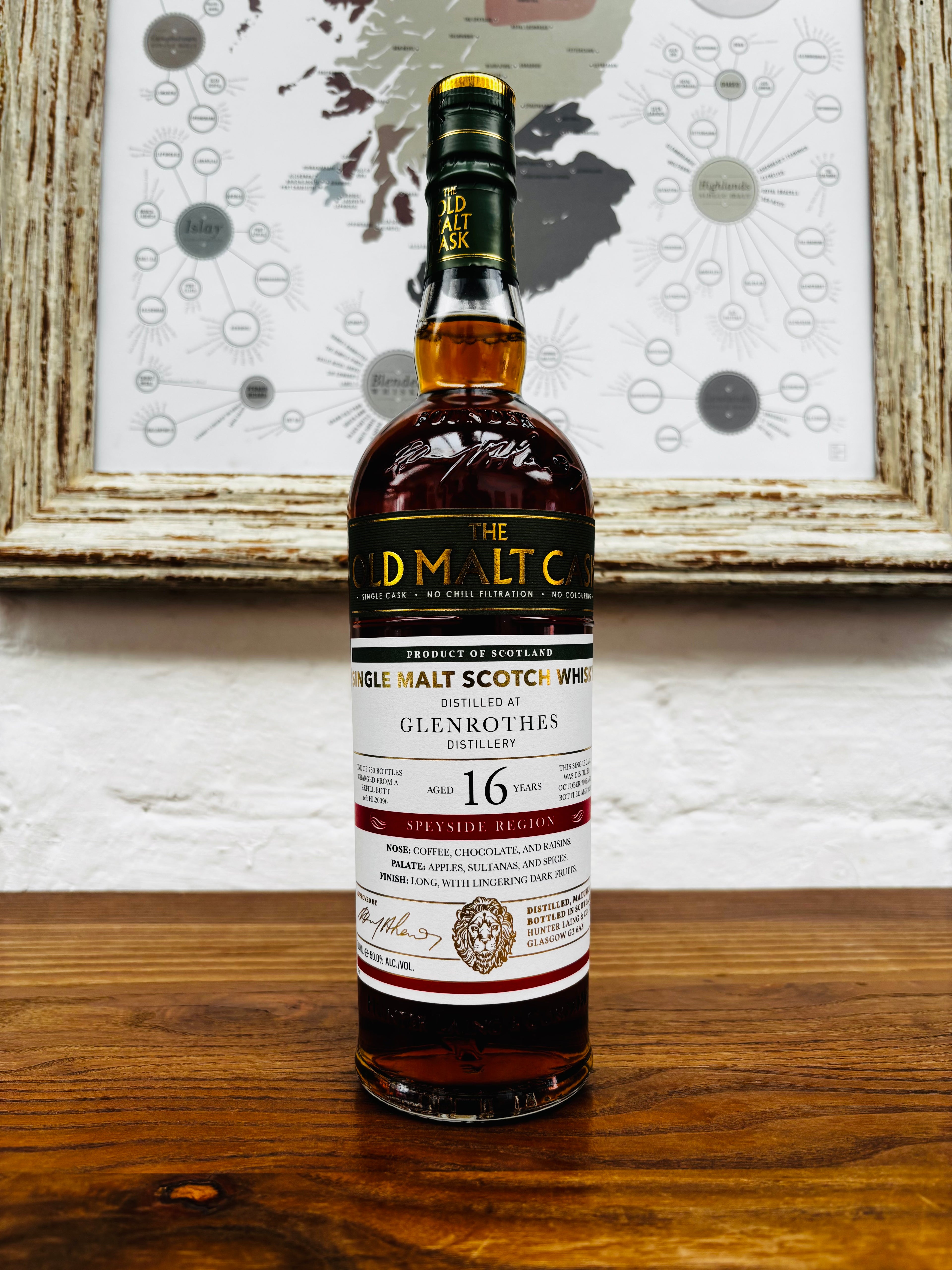 Glenrothes 2006 16 Year Old 'Old Malt Cask' Speyside Whisky, 50%