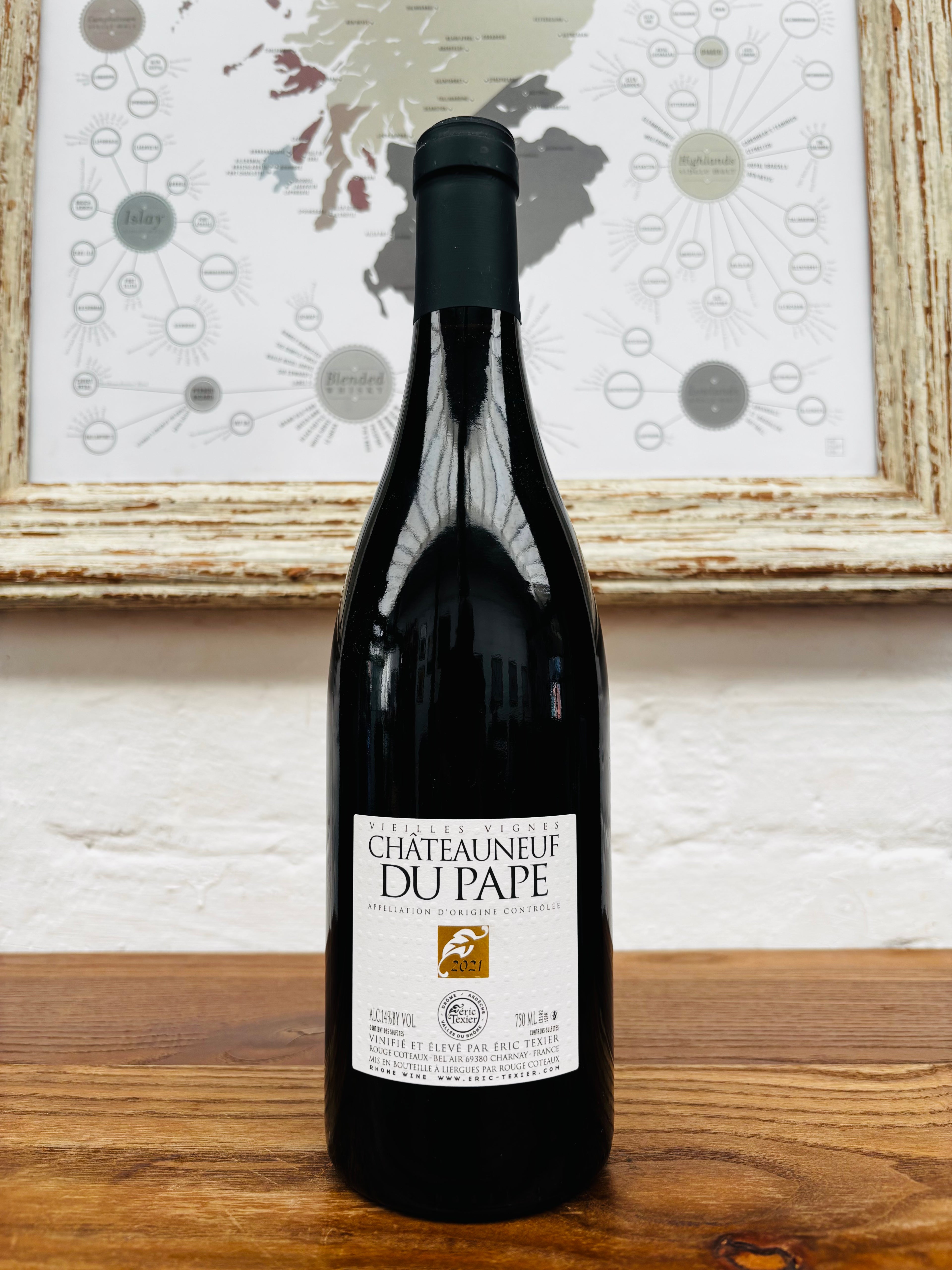 2021 Eric Texier, Châteauneuf-du-Pape Rouge, Southern Rhône, France. 14%, 75cl