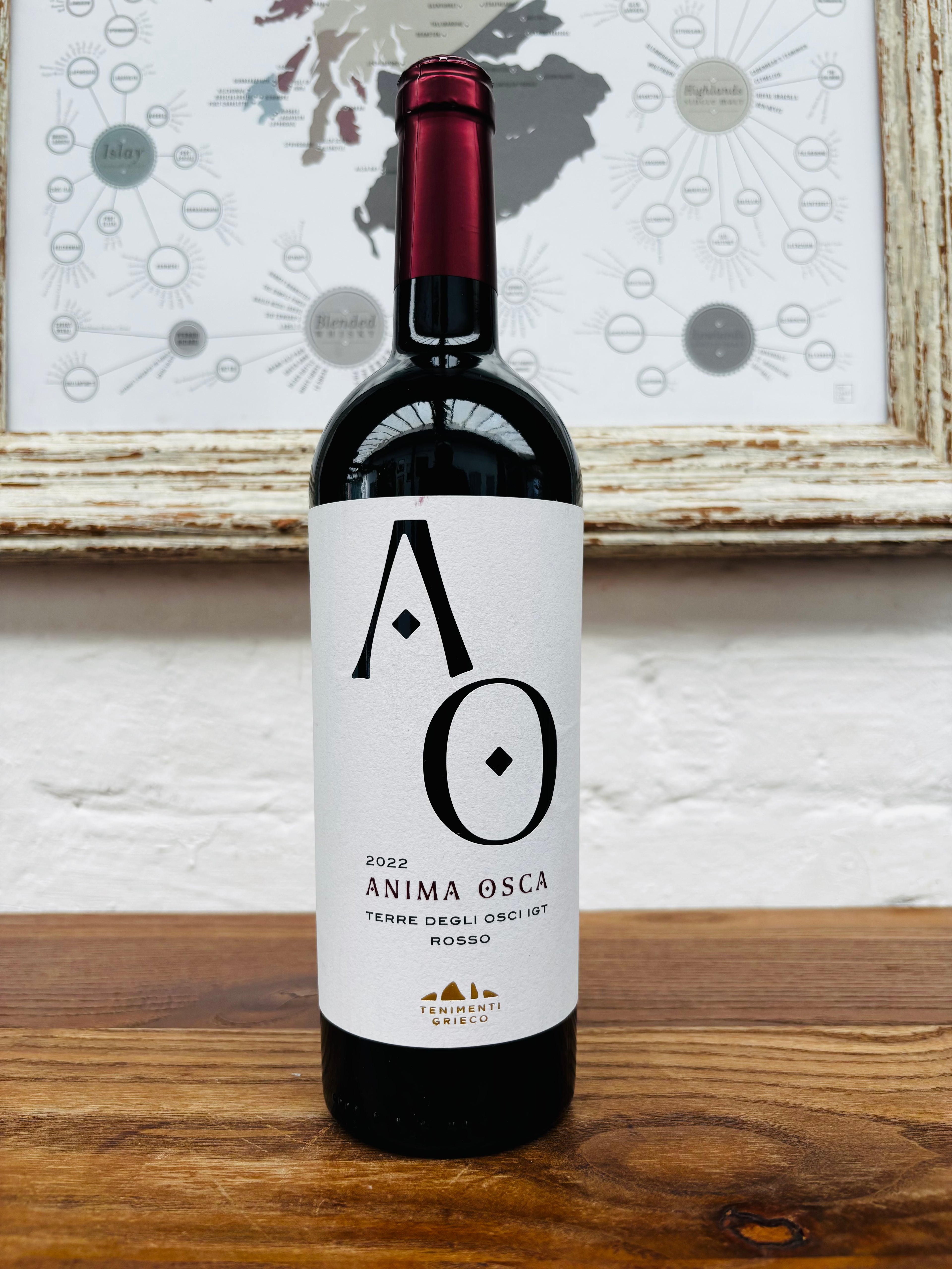 2024 Tenimenti Grieco, Anima Osca Rosso, Terre degli Osci, Molise, Italy. 12%, 75cl.