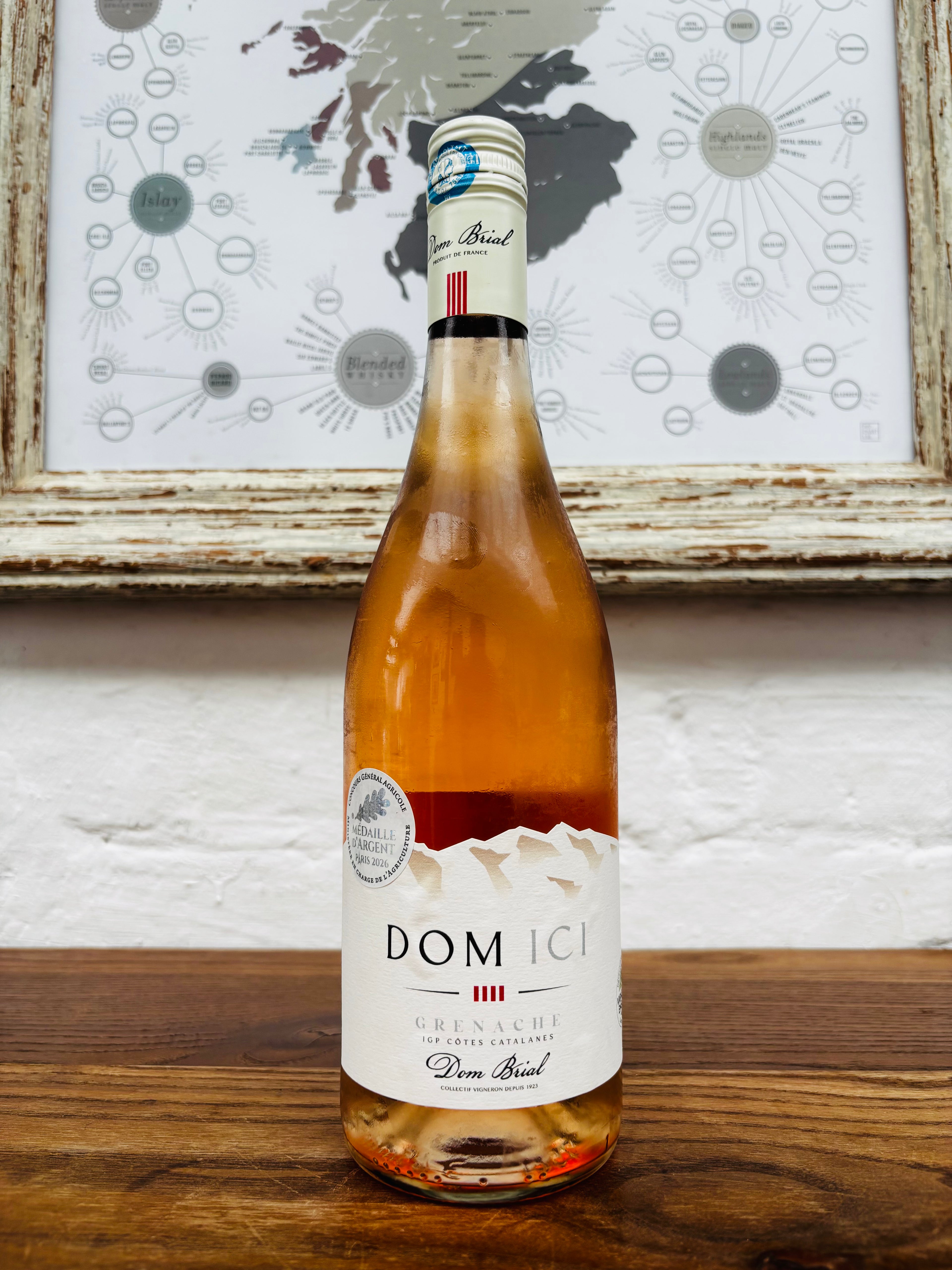 2025 Dom Brial, Côtes Catalanes, 'Dom Ici' Grenache Rosé, France. 12%, 75cl.