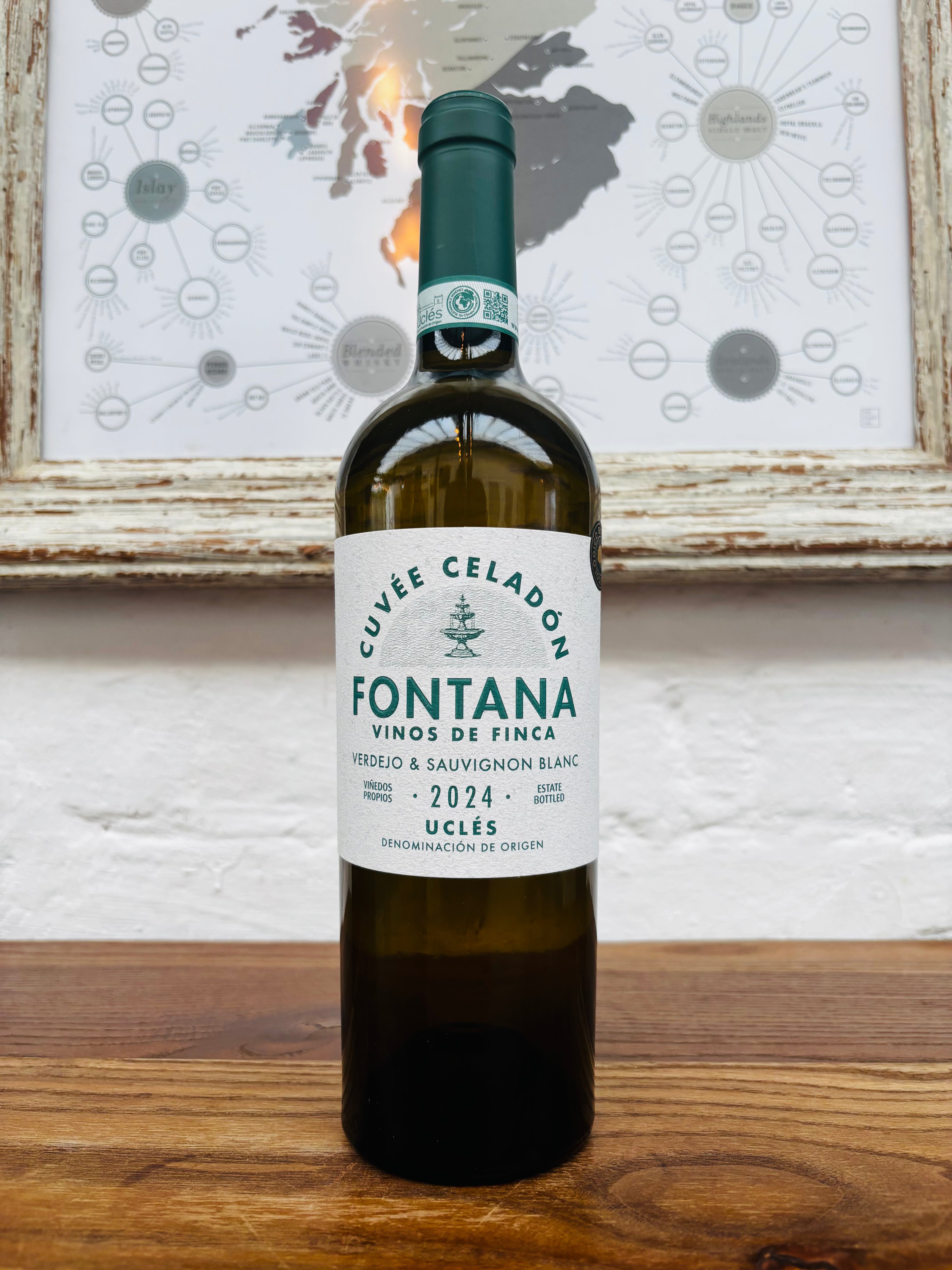 2025 Bodegas Fontana Verdejo Sauvignon Blanc, Cuvée Celadón, Uclés, Spain. 13%, 75cl.