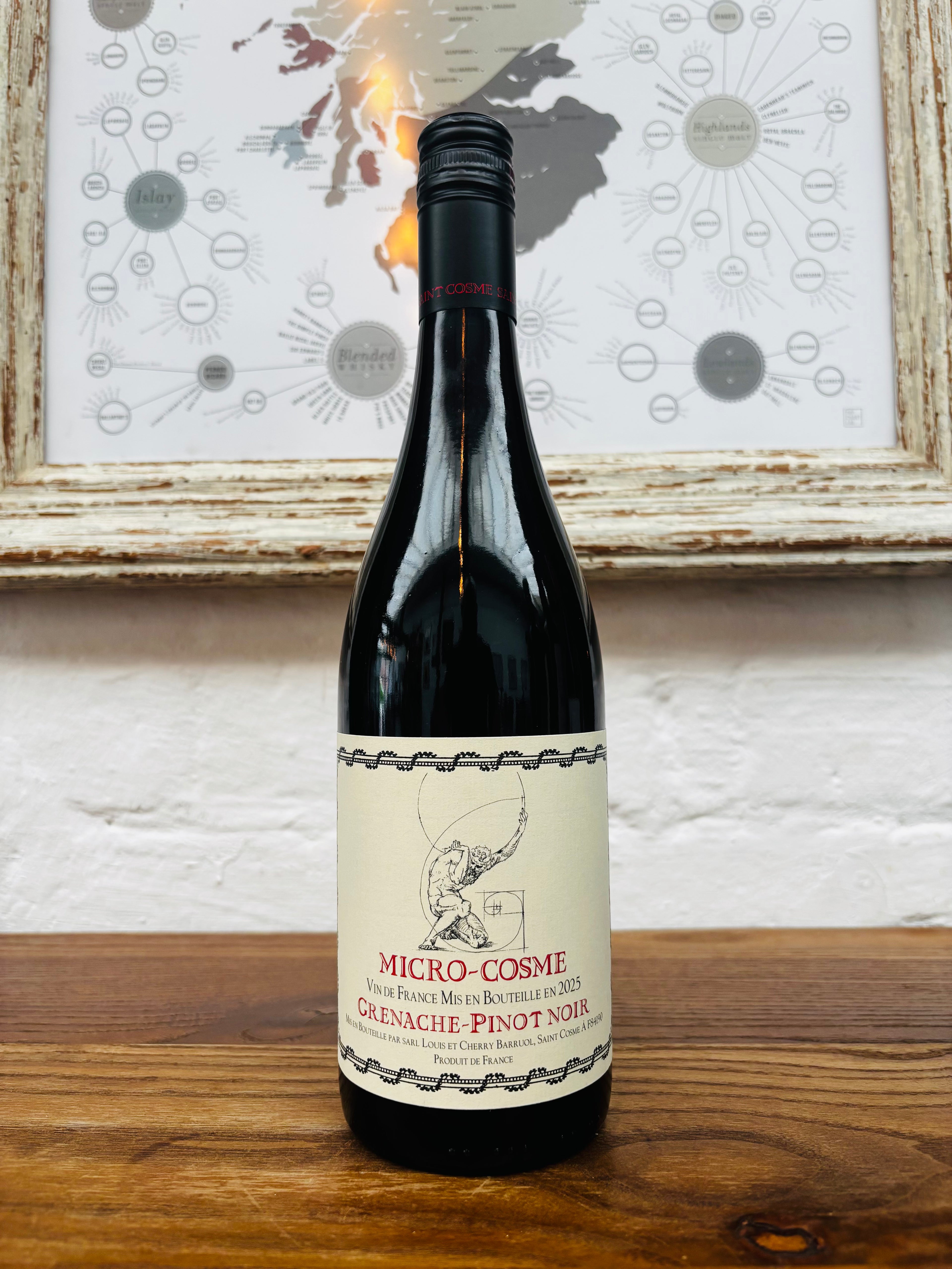 Micro-Cosme Grenache Pinot Noir, Rhone, France 13.5%, 75cl.