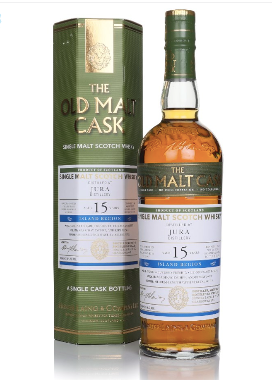 2009 15 Year Old 'Old Malt Cask' Jura Whisky, 50%, 70cl.